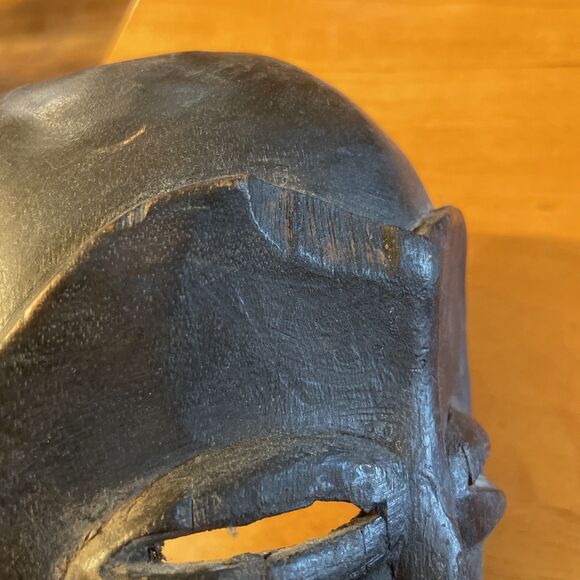 Lega Hand-Carved Vintage Wooden African Mask Dan People Western Africa - Picture 7 of 11